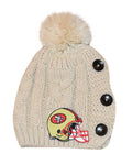 49ers Knit Beanie - Peachy Keen Boutique