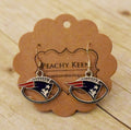 Patriots Earrings - Peachy Keen Boutique