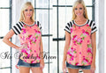 Floral Tee - Peachy Keen Boutique