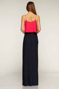 Navy and Pink Maxi - Peachy Keen Boutique
